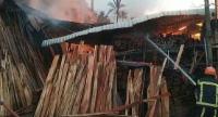 Fire at Piliyandala Timber Store